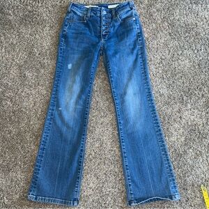 Anthropologie Pilcro and The Letterpress Women's High Rise Flare Jeans Sz 25